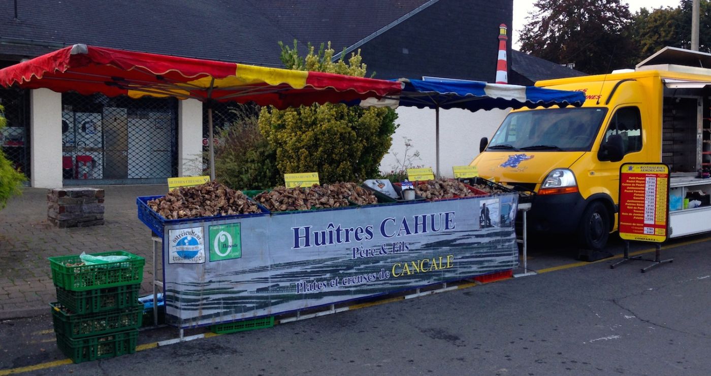 vente d'huitres de cancale a Betton